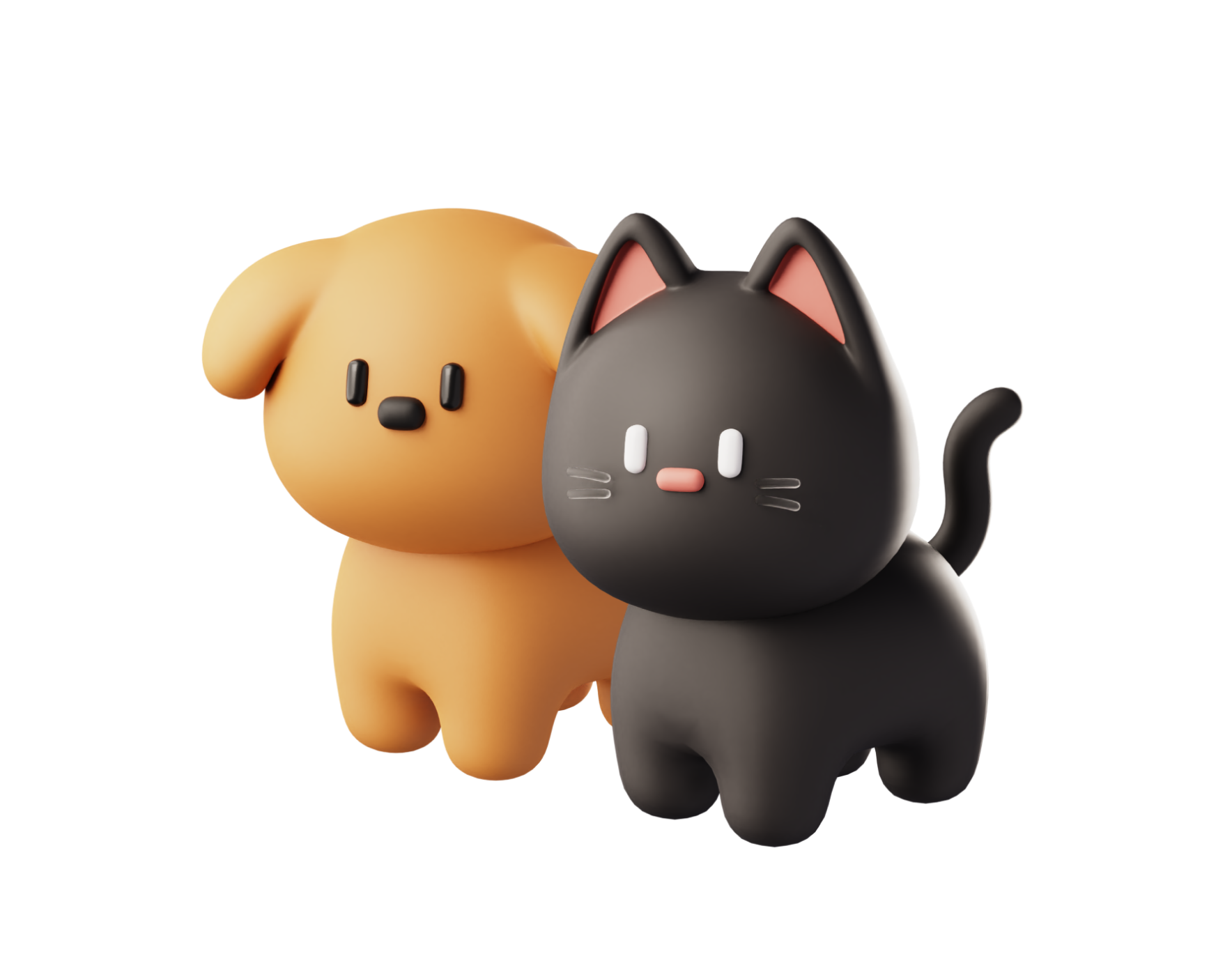 댕냥이 일러스트