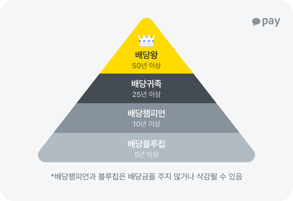 미국 배당주 계급