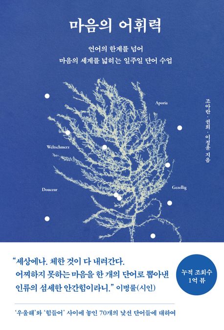 마음의 어휘력 : 언어의 한계를 넘어 마음의 세계를 넓히는 일주일 단어 수업 