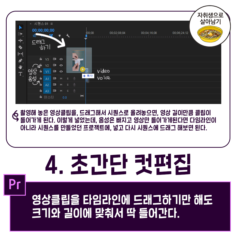 똑같이 따라하면 누구나 마스터할 수 있는 초간단 고퀄 영상편집법 대공개 | 인스티즈