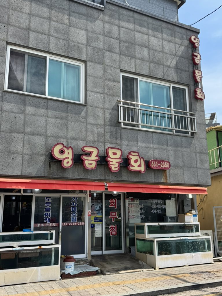 영금물회 2