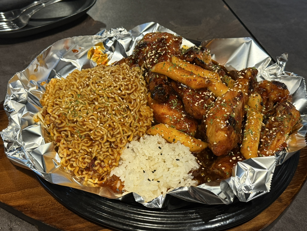 굽모닝오리, 닭숯불바베큐 1
