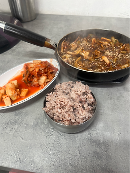 콩나물떡라면 사진 7