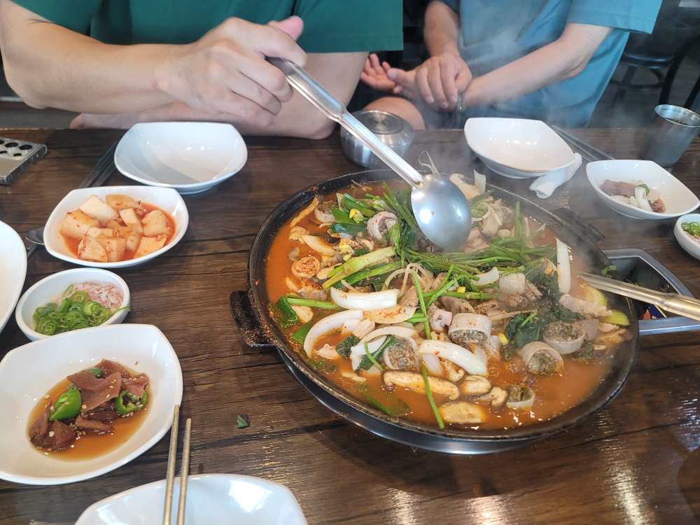 속리산산채순대 2