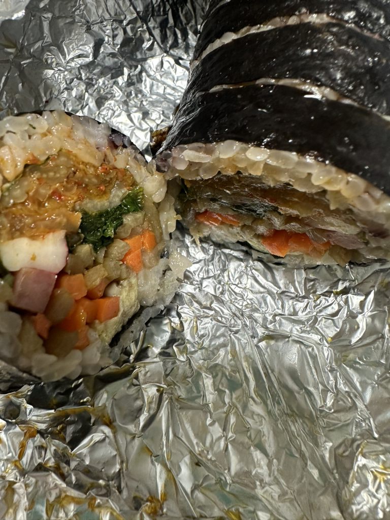 흑미김밥 2