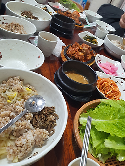 Kkongdangboribappatjuk (꽁당보리밥팥죽) 3