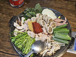 속리산산채순대 4