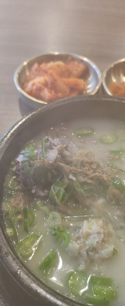 Damsososagolsundaeyukgaejang (담소소사골순대육개장) 2