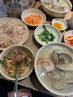 비단백합수제비 사진 2