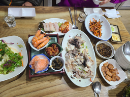 삼원정자참가자미물회 2