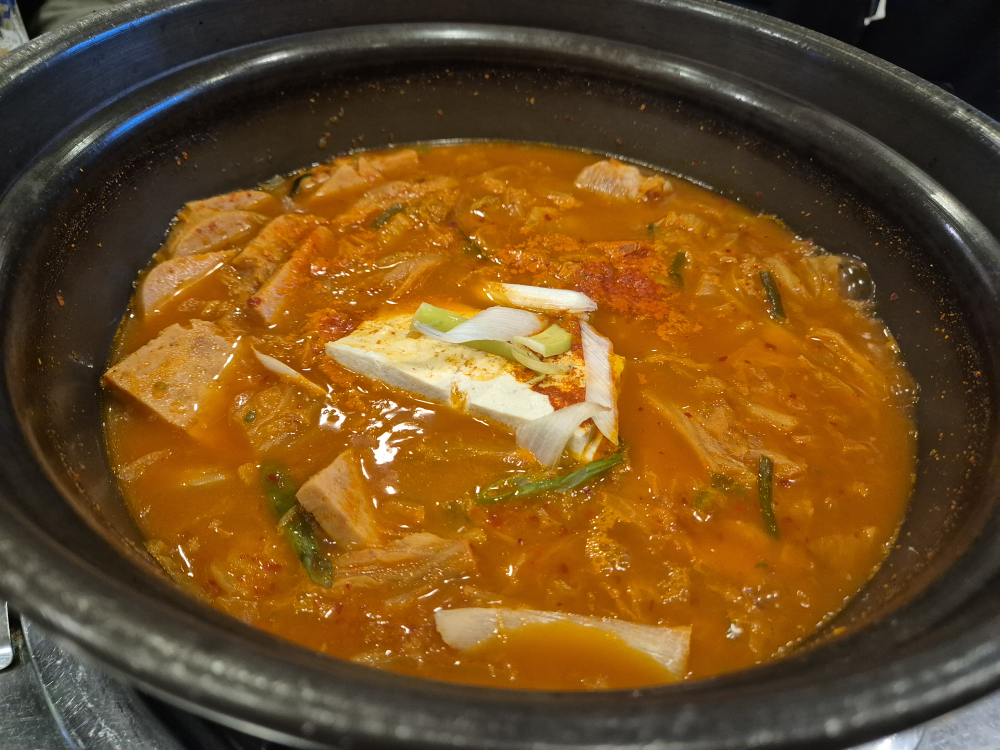 백채김치찌개 계산점 1