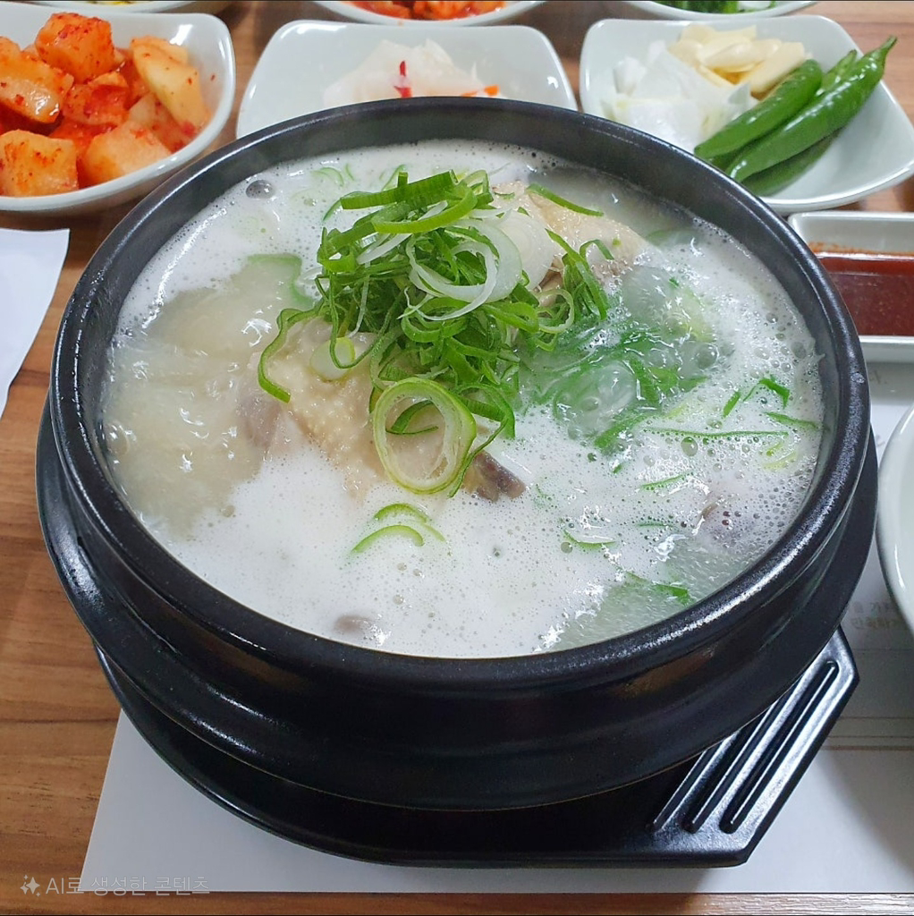 Mechusamgyetang (메추삼계탕) 2