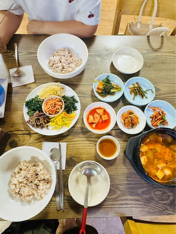Cheonggukjanggwaboribap (청국장과보리밥) 1
