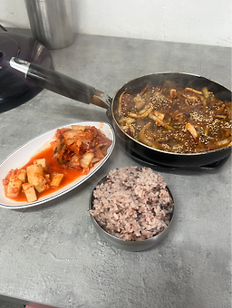 콩나물떡라면 사진 6