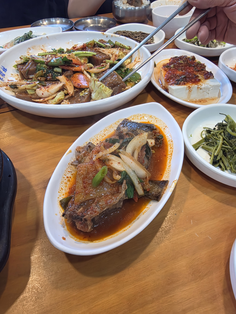 오대산산채정식 4