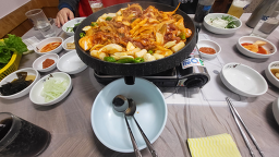 한방생오리불고기 2