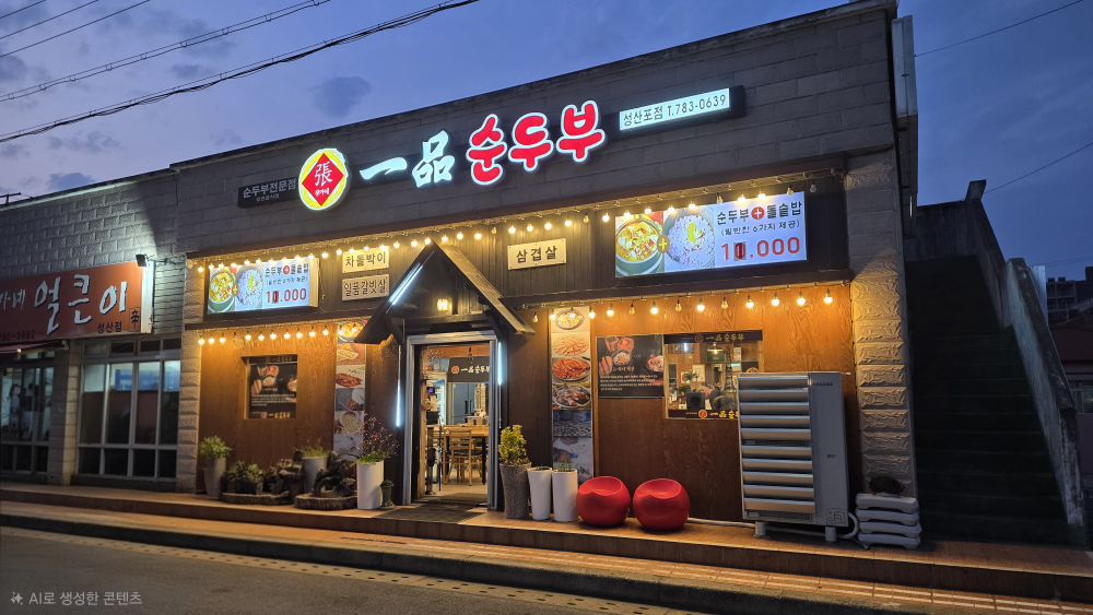 장가네일품순두부 성산고성점 대표 사진