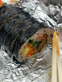 흑미김밥 3