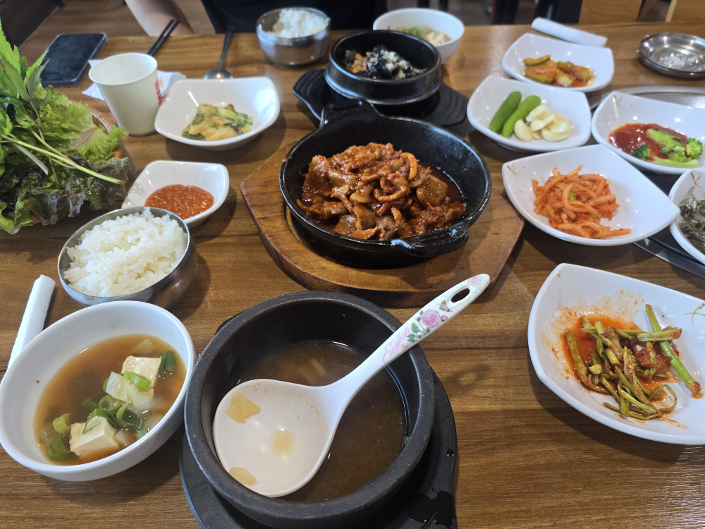우렁쌈밥 4