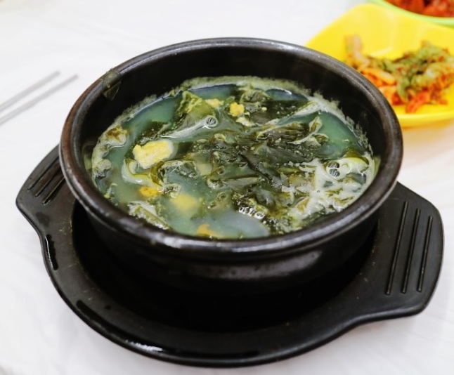 성게미역국