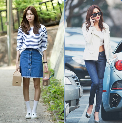 살 쭉빼고 나온 유이 최근 드라마 현장컷