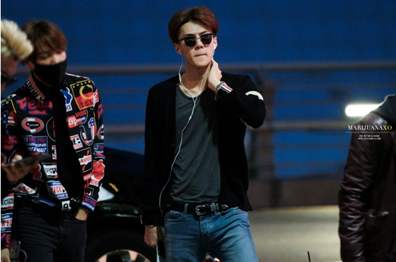 공항에서 화보찍는 엑소 세훈