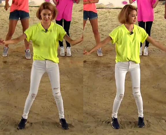 런닝맨에서 깡패노릇한 소녀시대;;;;;;