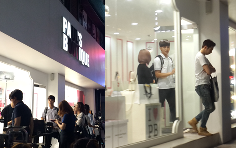 [스포주의] 가방 매장에서 본 여진구 직찍