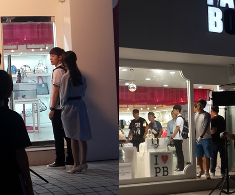 [스포주의] 가방 매장에서 본 여진구 직찍