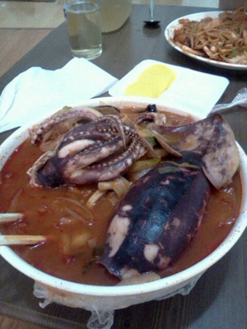 통오징어짬뽕