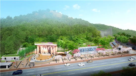 구파발폭포 새 단장