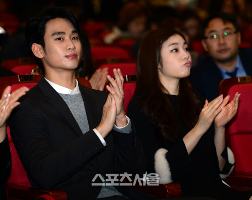 [SS포토] 국가브랜드 대상 김수현, 김연아.. 나란히 앉아서