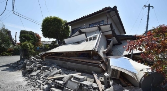 지난 14일과 16일 규모 7이 넘는 지진이 발생한 일본 구마모토현. /사진제공=뉴스1