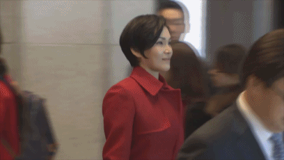 2013년 삼성 신년 하례식에 참석한 이서현 당시 부사장