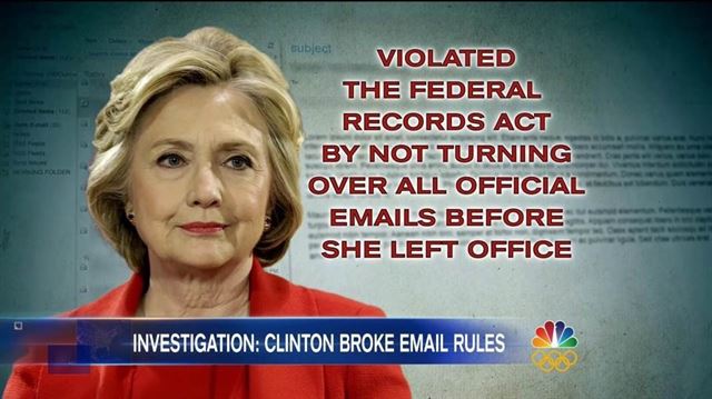 FBI의 이메일 스캔들 수사보고서 공개로 또다시 체면이 손상된 힐러리 클린턴 미 민주당 대통령 후보.