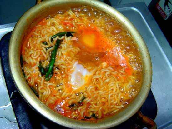 뚝배기라면(진라면)