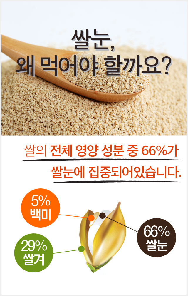 스트레스 해소 다이어트에도 효과적인 쌀눈