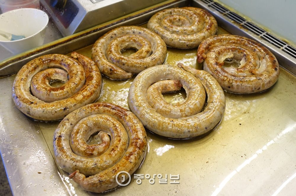 순대철판볶음