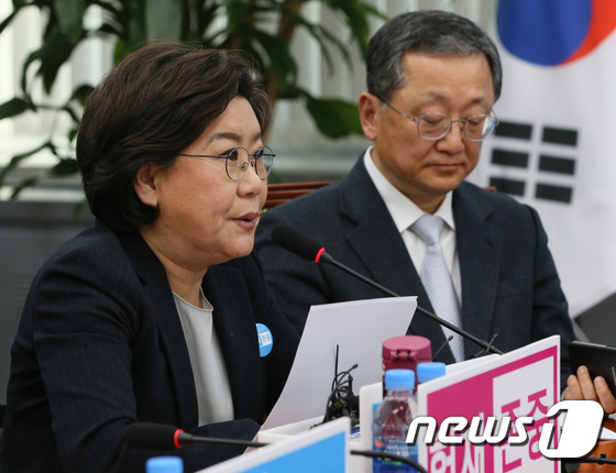 이혜훈 바른정당 최고위원이 6일 서울 여의도 국회에서 열린 최고중진연석회의에서 발언을 하고 있다. 2017.3.6/뉴스1 © News1 송원영 기자