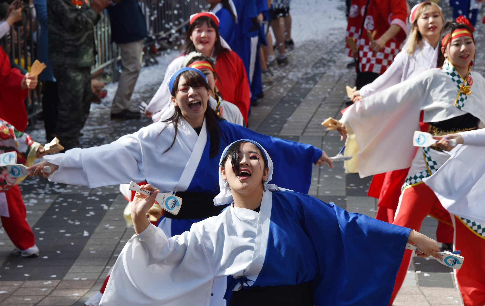 [포토중앙]조선통신사 행렬 재현..유네스코 공동기재 기원 콘서트도 열려