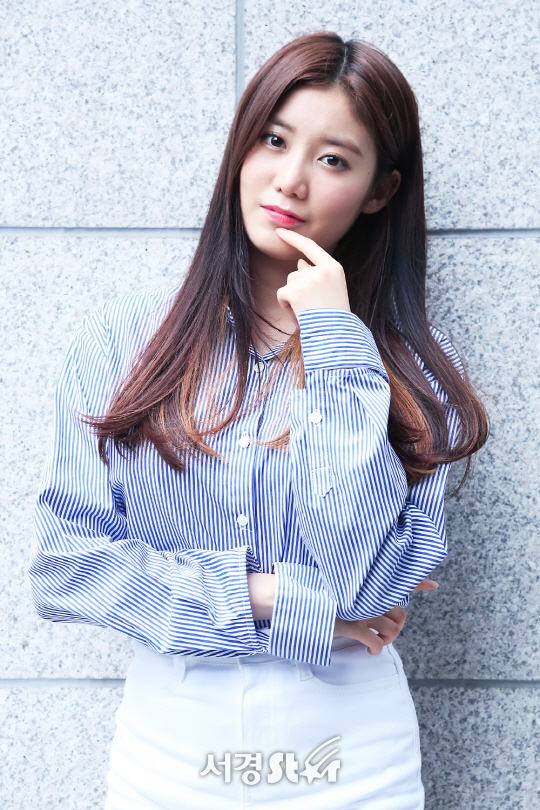 굿데이 하은, 입술이 포인트! (인터뷰 포토)