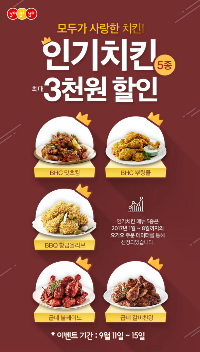 요기요치킨 이미지