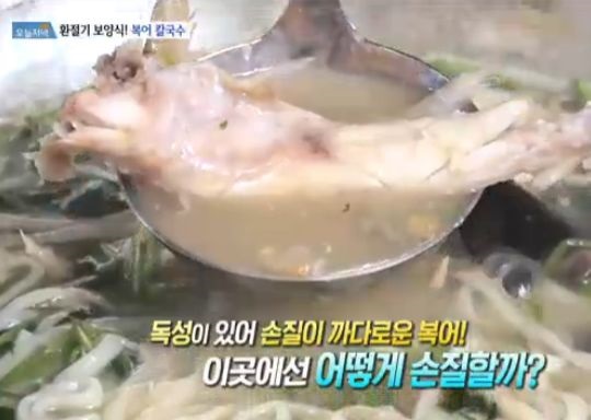 복어칼국수 이미지