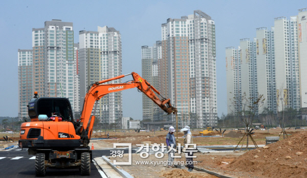 경기도 신도시 개발 현장.         경향신문 자료사진