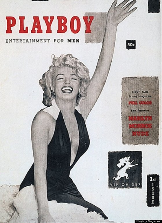 1953년 12월 발간된 플레이보이 창간호. [중앙포토]