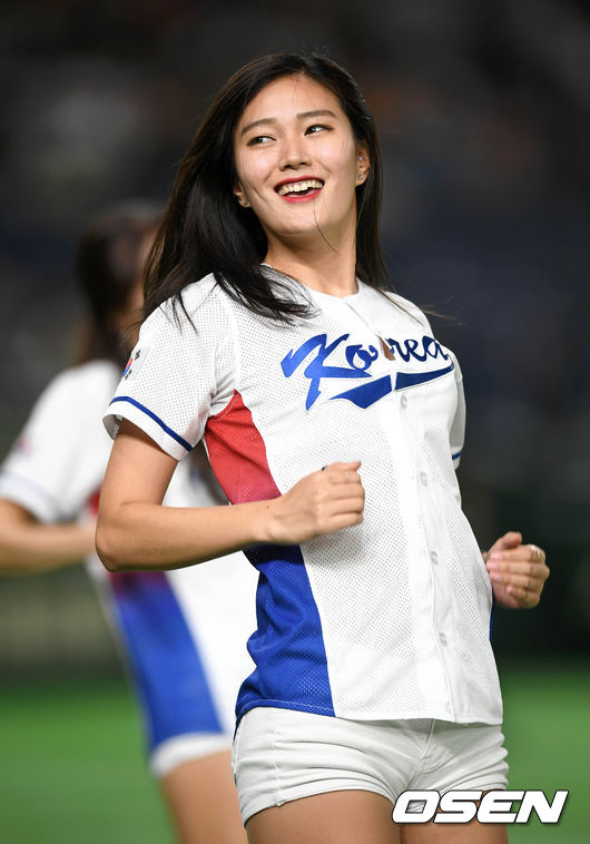 사진]치어리더 오지연,'싱그러운 미소'