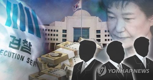 박 전 대통령 국정원 특활비 상납 조사 (PG) [제작 최자윤, 조혜인] 일러스트, 사진합성