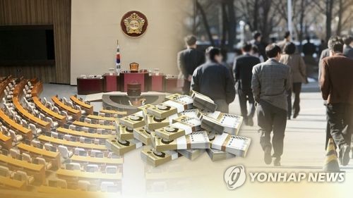 예산 전쟁 최대 쟁점 '공무원 증원 최저임금' (CG) [연합뉴스TV 제공]