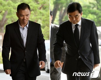 넥슨 창업주 김정주 NXC 대표(왼쪽)와 진경준 전 검사장(오른쪽)/뉴스1