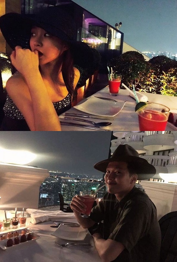 2018년 1월 보도된 장기용·이예나 열애설 관련 기사 화면
